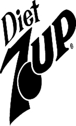 7UP DIET 1 Graphic Logo Decal