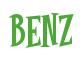 Rendering -BENZ - using Cooper Latin
