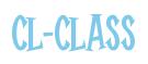 Rendering -CL-Class - using Cooper Latin
