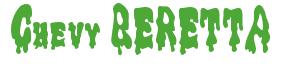 Rendering -Chevy BERETTA - using Drippy Goo
