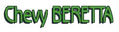 Rendering -Chevy BERETTA - using Beagle