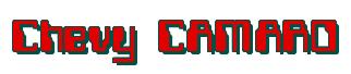 Rendering -Chevy CAMARO - using Computer Font