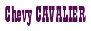 Rendering -Chevy CAVALIER - using Bill Board