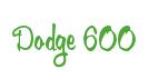 Rendering -Dodge 600 - using Memo