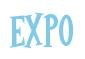 Rendering -EXPO - using Cooper Latin