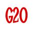Rendering -G20 - using Cooper Latin
