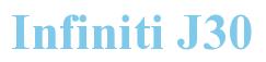 Rendering -Infiniti J30 - using Times New Roman Bold