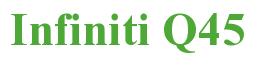 Rendering -Infiniti Q45 - using Times New Roman Bold