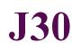 Rendering -J30 - using Times New Roman Bold