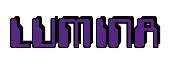 Rendering -LUMINA - using Computer Font