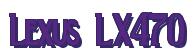 Rendering -Lexus LX470 - using Deco