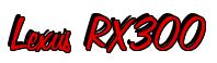 Rendering -Lexus RX300 - using Freehand 575