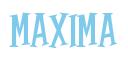 Rendering -MAXIMA - using Cooper Latin