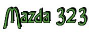 Rendering -Mazda 323 - using Agatha