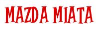 Rendering -Mazda MIATA - using Cooper Latin