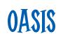 Rendering -OASIS - using Cooper Latin