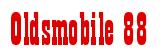 Rendering -Oldsmobile 88 - using Bill Board