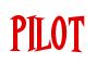 Rendering -PILOT - using Cooper Latin