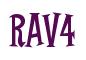 Rendering -RAV4 - using Cooper Latin