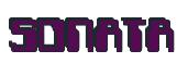 Rendering -SONATA - using Computer Font