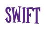 Rendering -SWIFT - using Cooper Latin