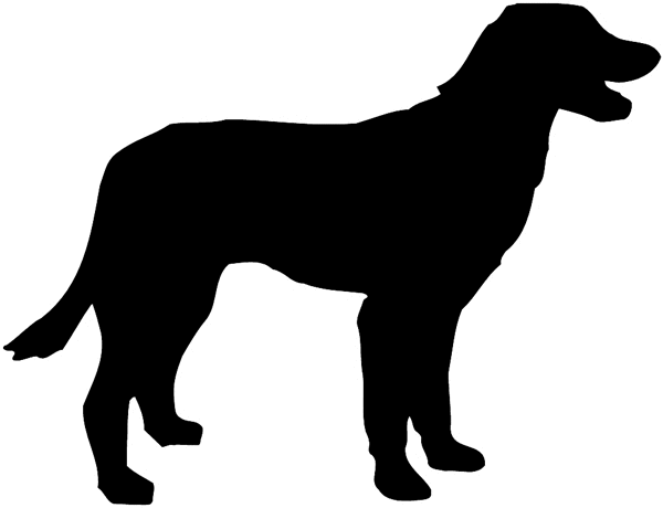 clipart dog silhouette - photo #34