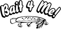 Bait 4 me graphic with hook