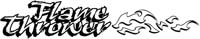 flame thrower decal