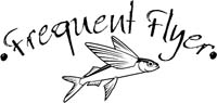 frequent flyer boat transom lettering with graphic images