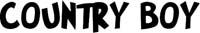 country boy lettering