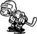 toon hockey decal
