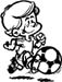 soccer boy decal