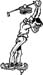 golfer decal