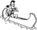 indian canoeing decal