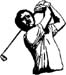 golf swing decal