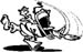 karate chop decal