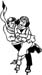 ice skaters decal