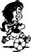 soccer girl decal