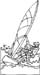 wind sailing graphic