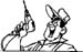drill man decal