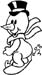 cartoon snow boarder