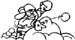 snow ball throwing graphic