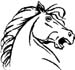 horse head graphic
