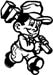 plumber guy decal