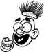 false teeth decal