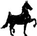 walking horse graphic