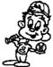 baseball sticker