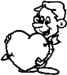 heart decal
