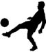 soccer player decal