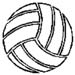 volleyball sticker